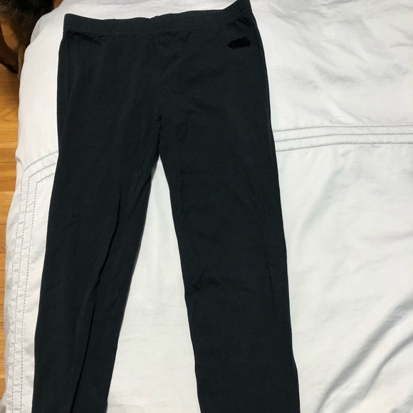 Roots Kids XXL Girls Black Leggings - Picture 3 of 5